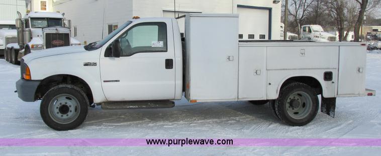 image for item E5250 2000 Ford F450 Super Duty XL utility truck