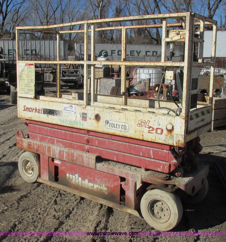 image for item F4840 Snorkel SL 20 scissor lift