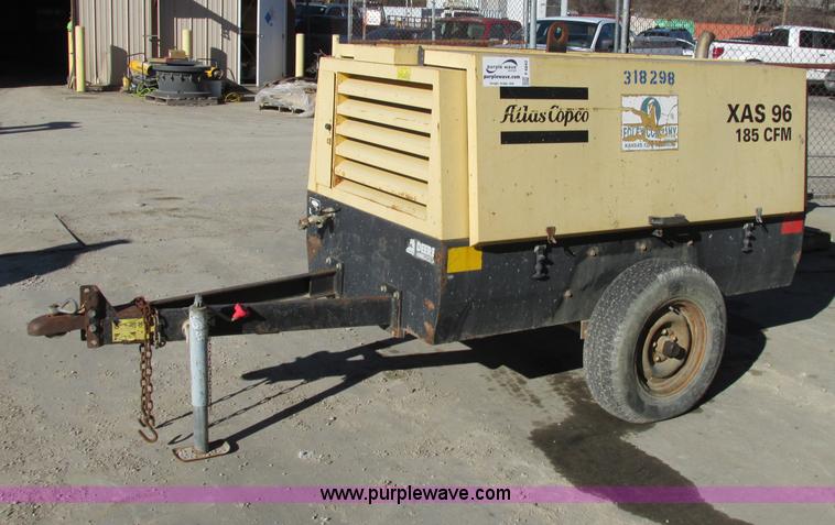 image for item F4842 2000 Atlas Copco XAS96 air compressor