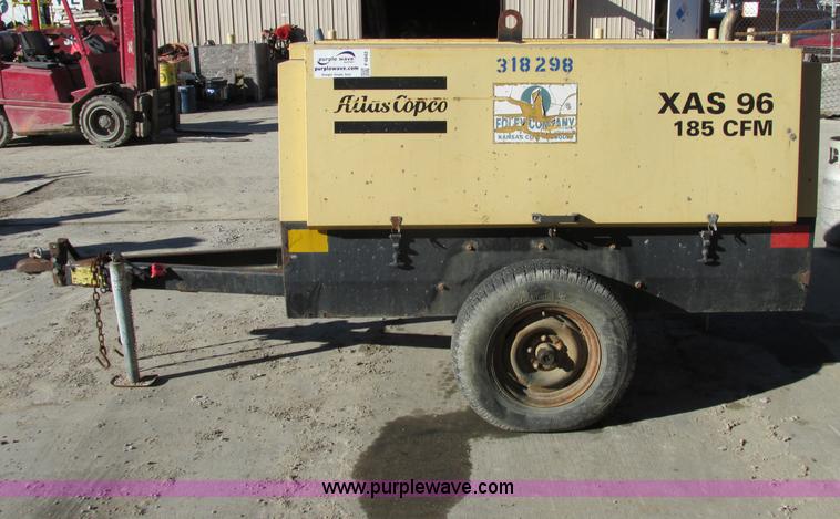 image for item F4842 2000 Atlas Copco XAS96 air compressor