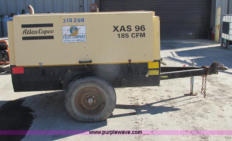 image for item F4842 2000 Atlas Copco XAS96 air compressor