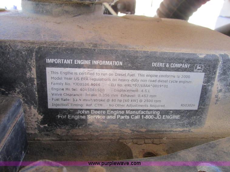 image for item F4842 2000 Atlas Copco XAS96 air compressor