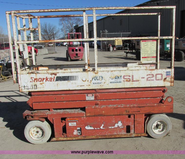 image for item F4843 Snorkel SL 20 scissor lift