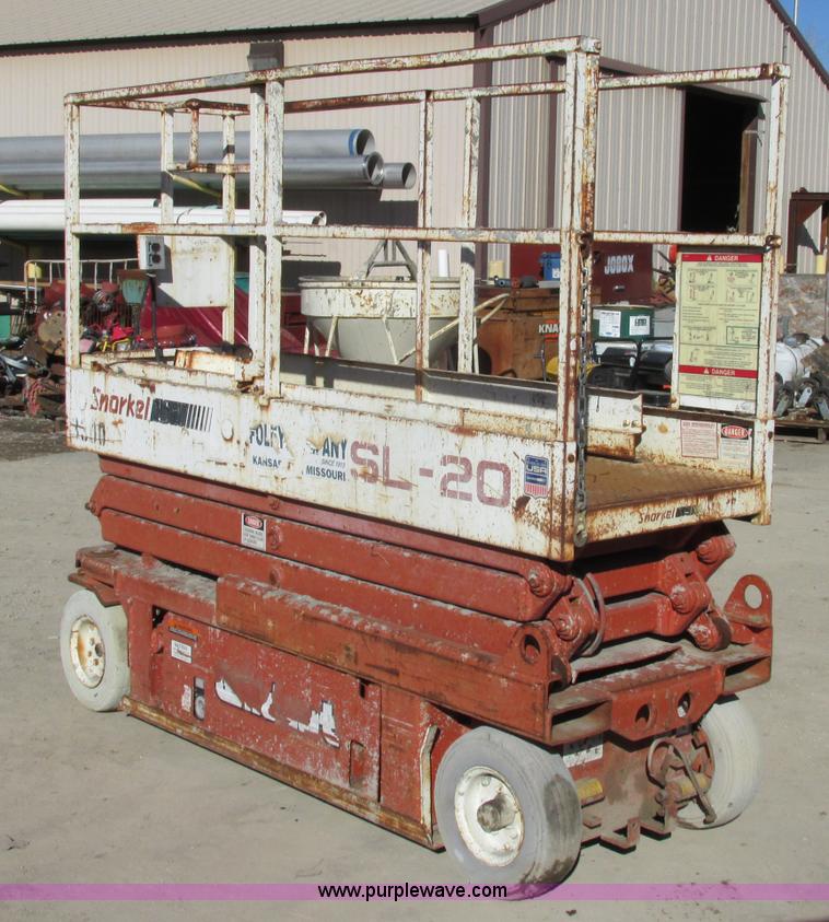 image for item F4843 Snorkel SL 20 scissor lift