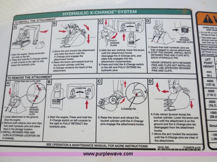 image for item F8129 2011 Bobcat E42 compact excavator
