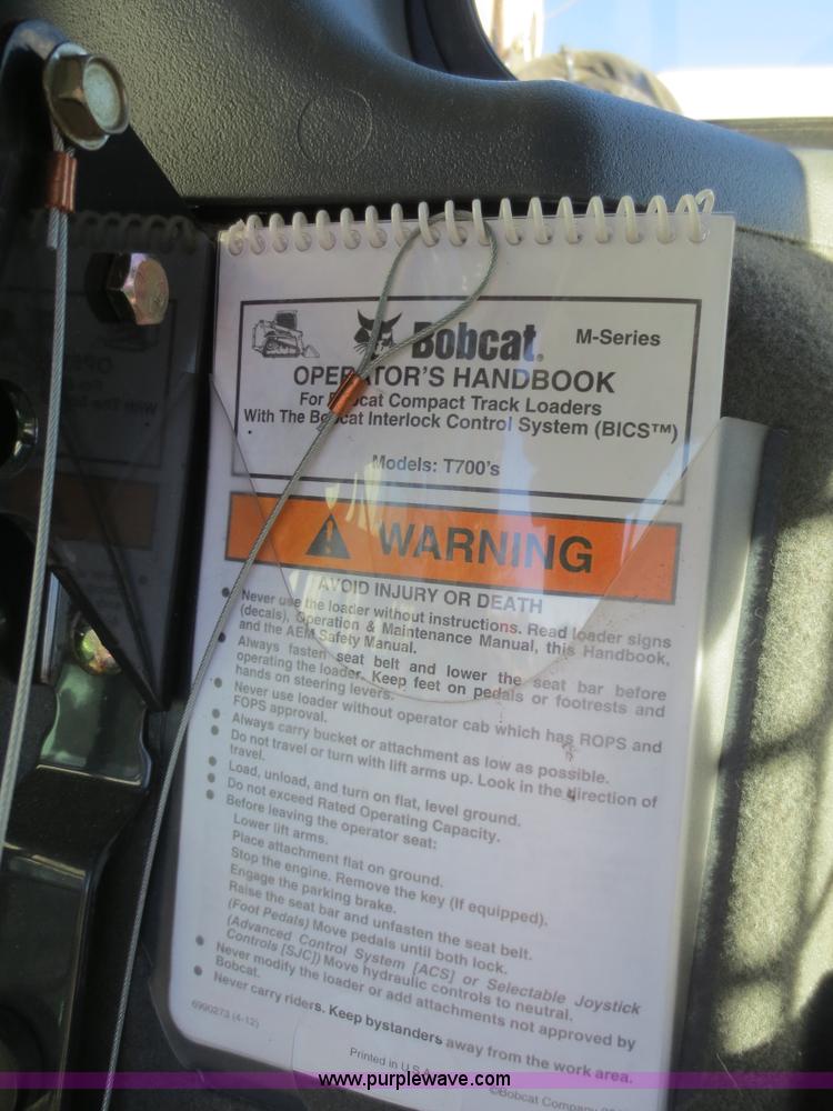 image for item F8130 2013 Bobcat T770 skid steer