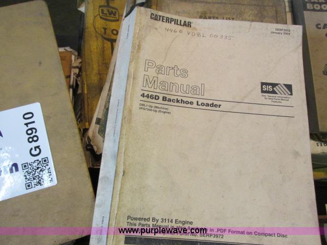 image for item G8910 Approximately 40 parts and service manuals