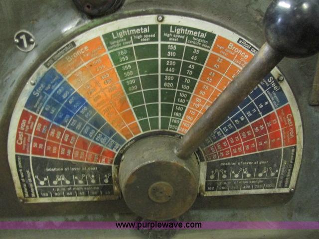 image for item G8911 Meuser & Company 8257 lathe threading machine