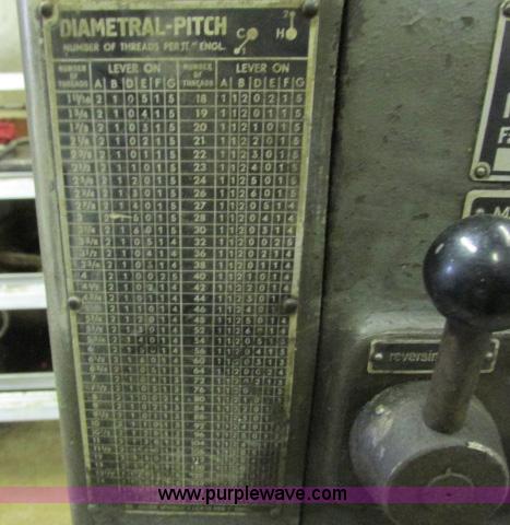 image for item G8911 Meuser & Company 8257 lathe threading machine