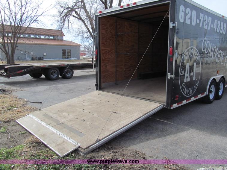 image for item G9639 2009 Road Master RMWAG8532TA enclosed cargo trailer