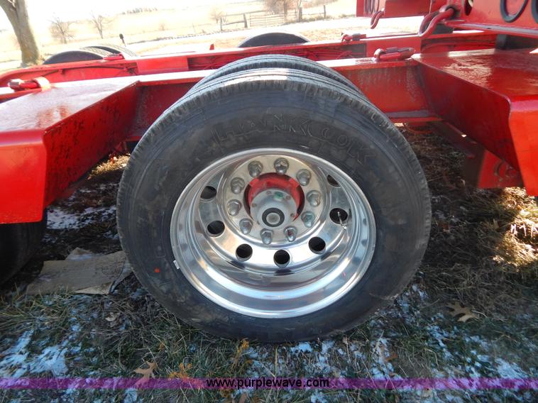 image for item H3920 1999 Talbert triple axle lowboy trailer with stinger