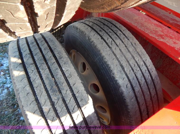 image for item H3920 1999 Talbert triple axle lowboy trailer with stinger