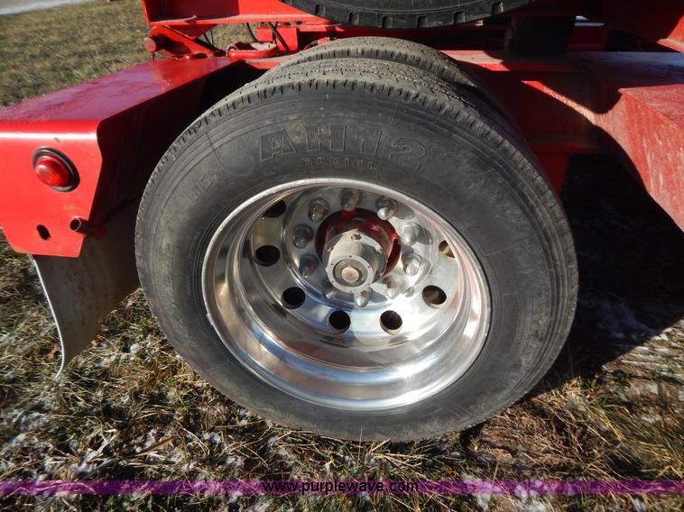 image for item H3920 1999 Talbert triple axle lowboy trailer with stinger