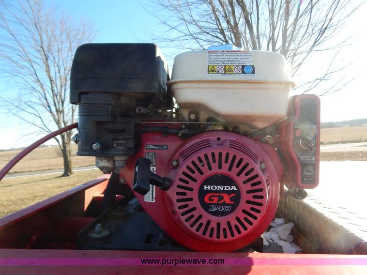 image for item H3920 1999 Talbert triple axle lowboy trailer with stinger