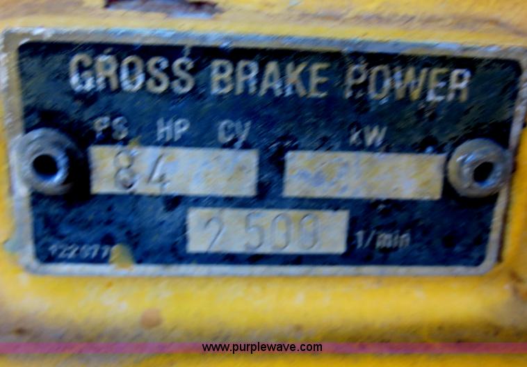 image for item H6688 1996 Ditch Witch 7610DD concrete wheel saw