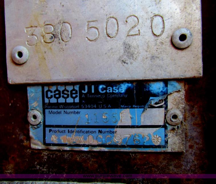 image for item H7295 1990 Case 1155E track loader