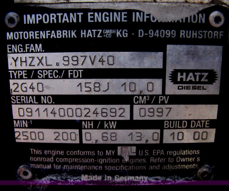 image for item I5731 1994 Multiquip Rammax RW1404 trench compactor