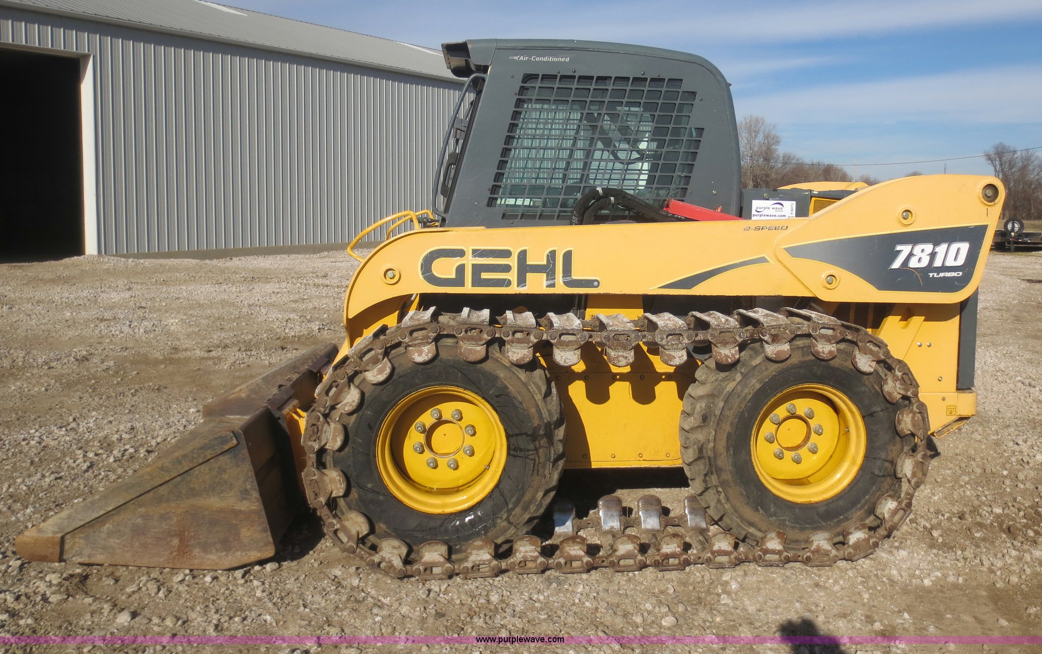 2005 Gehl 7810 Turbo skid steer in Chanute, KS Item F8073 sold