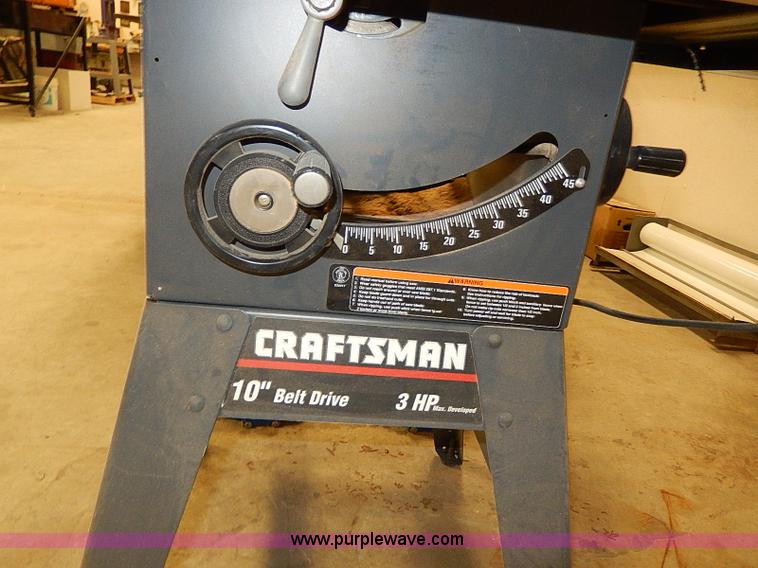 image for item AP9225 Craftsman 113.299315 10" table saw