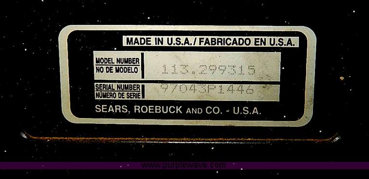 image for item AP9225 Craftsman 113.299315 10" table saw