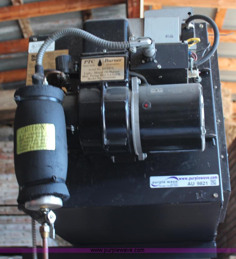 image for item AU9821 Energy Logic Stainless 2000 used oil heater