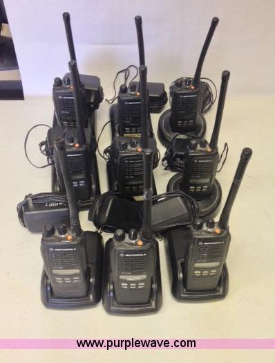 image for item AY9954 (24) Motorola HT-1250 VHF hand held radios