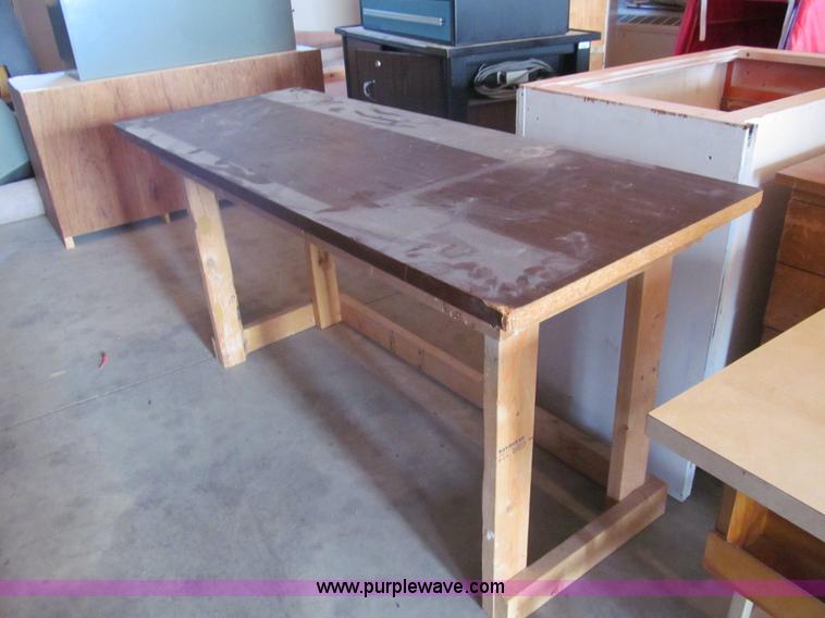image for item AY9972 Assorted wood desks and tables