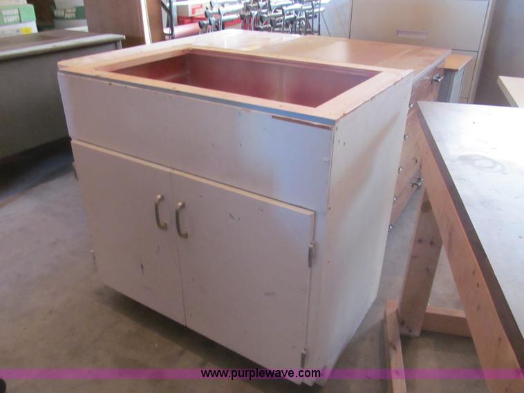 image for item AY9972 Assorted wood desks and tables