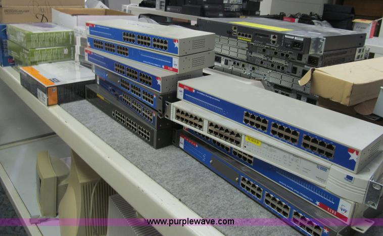 image for item AY9995 Assorted switches and computer accessories