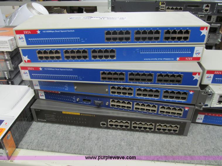 image for item AY9995 Assorted switches and computer accessories