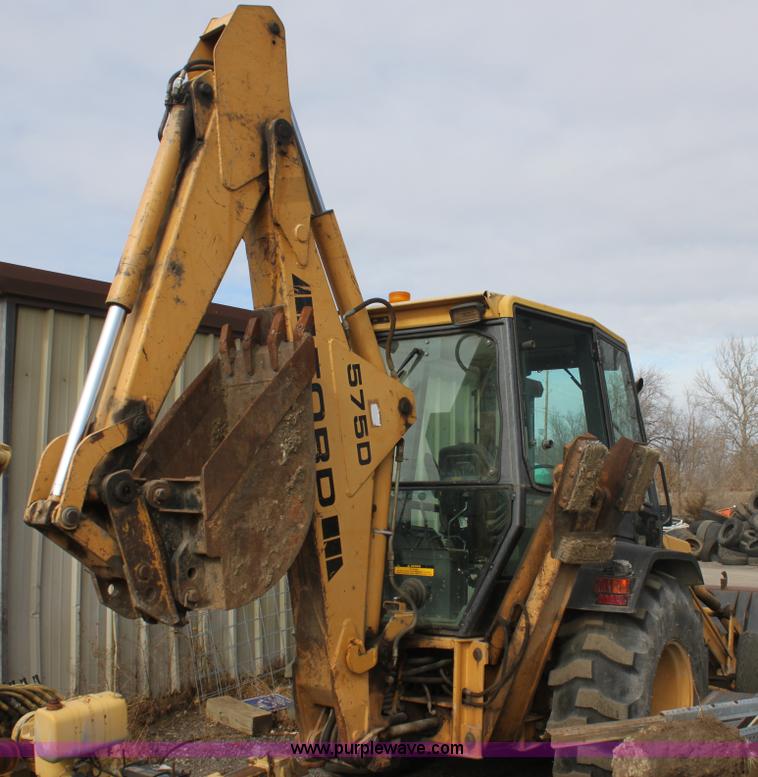 image for item G4495 Ford 575D Turbo backhoe