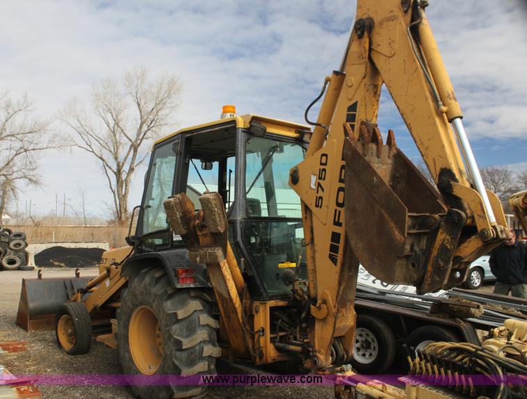 image for item G4495 Ford 575D Turbo backhoe