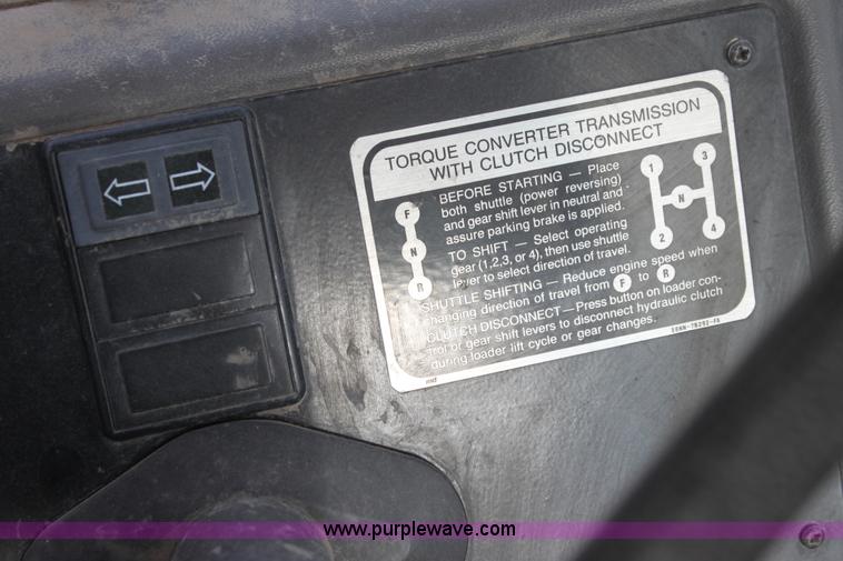 image for item G4495 Ford 575D Turbo backhoe