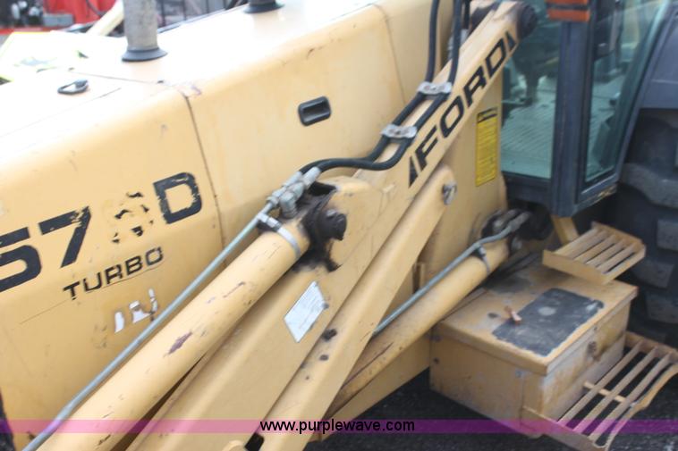 image for item G4495 Ford 575D Turbo backhoe