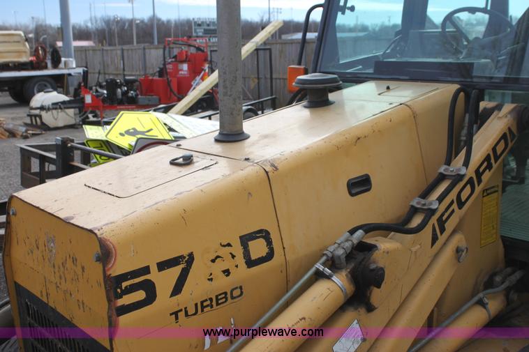 image for item G4495 Ford 575D Turbo backhoe