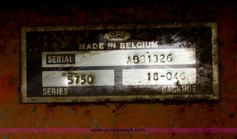 image for item G4495 Ford 575D Turbo backhoe