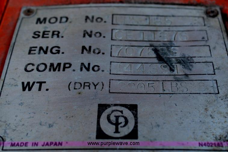 image for item H7816 Air Power CPS185 air compressor