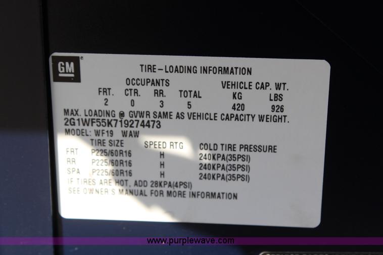 image for item H7819 2001 Chevrolet Impala