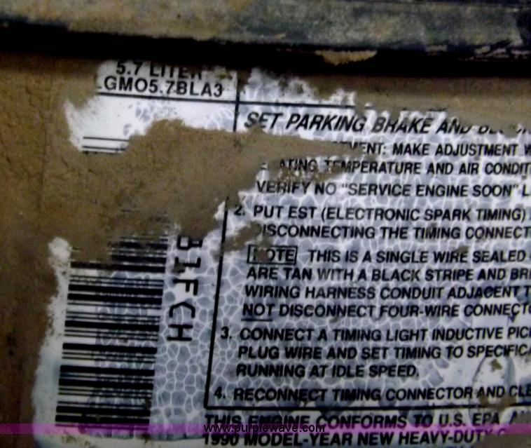 image for item I9196 1990 Chevrolet G30 transit vehicle