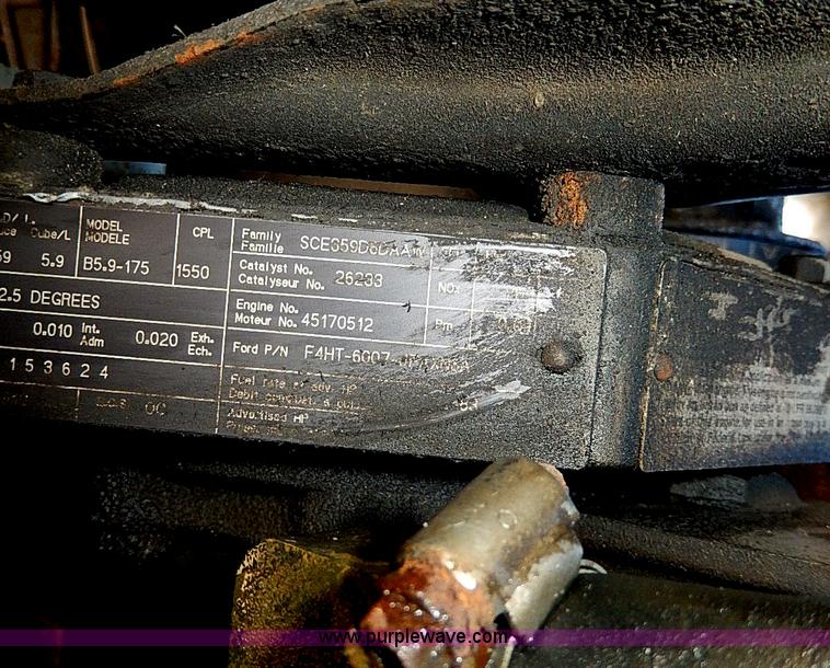 image for item I9468 1995 Ford F800 dump truck