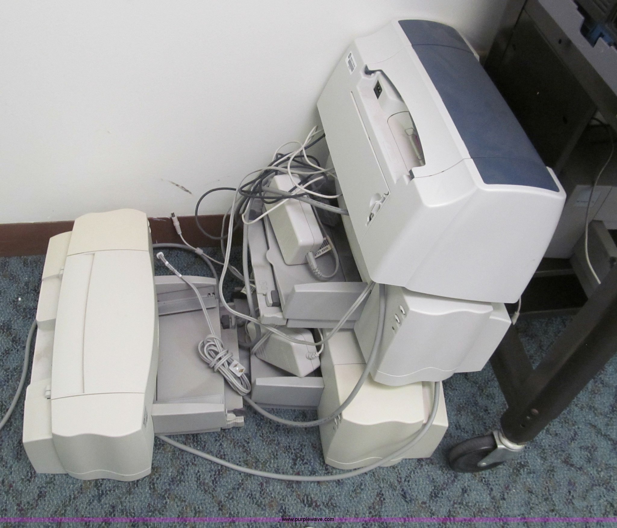 (24) assorted printers in Arkansas City, KS Item AY9994 sold Purple