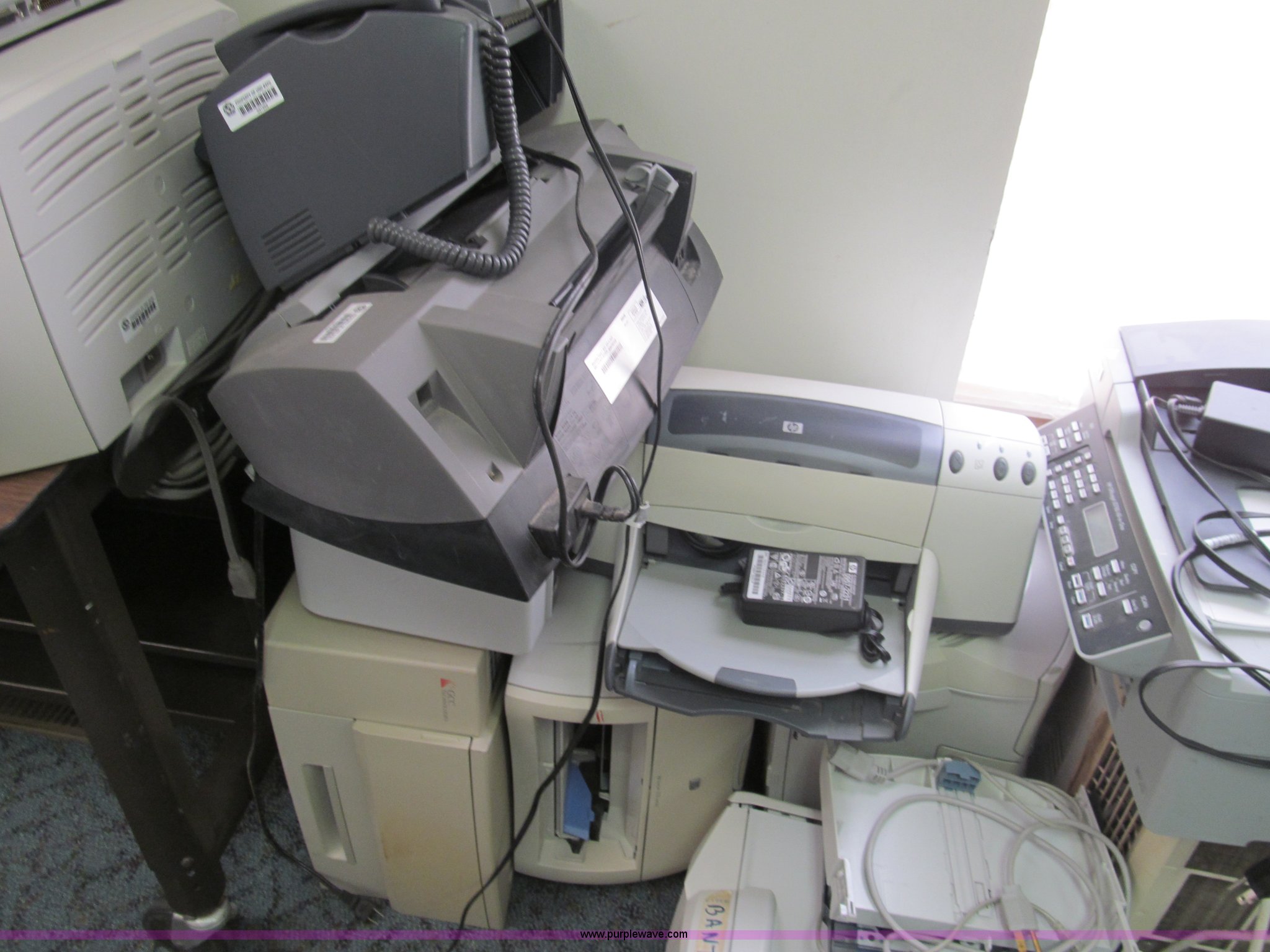 (24) assorted printers in Arkansas City, KS Item AY9994 sold Purple