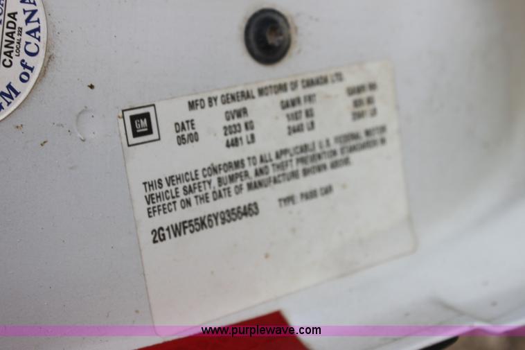 image for item AJ9499 2000 Chevrolet Impala