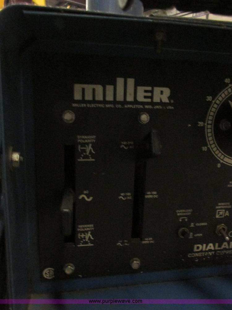 image for item AN9132 Miller Dialarch constant current tig/arc welder
