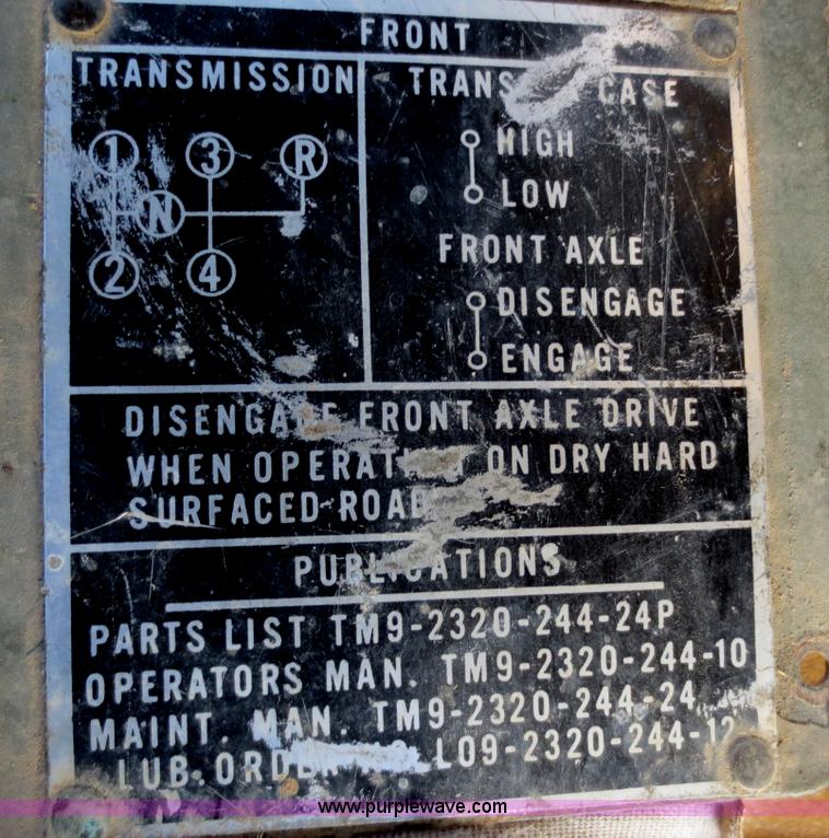 image for item C5402 1967 Jeep 1 1/4 ton truck