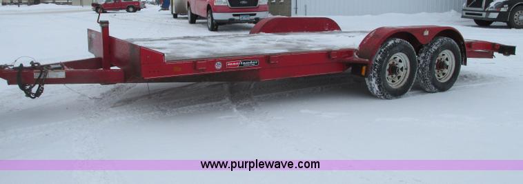 image for item E5239 2004 Mac-lander tandem axle car hauler trailer