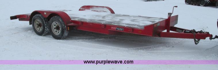 image for item E5239 2004 Mac-lander tandem axle car hauler trailer