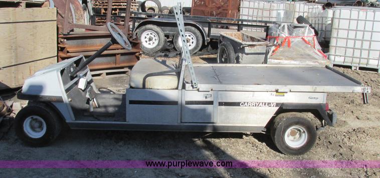 image for item F4844 1996 Club Car Carry All VI flatbed utility cart