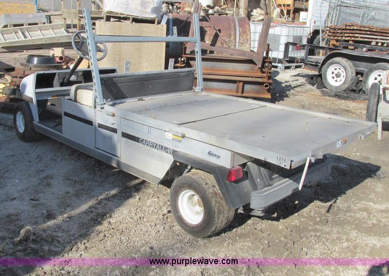 image for item F4844 1996 Club Car Carry All VI flatbed utility cart