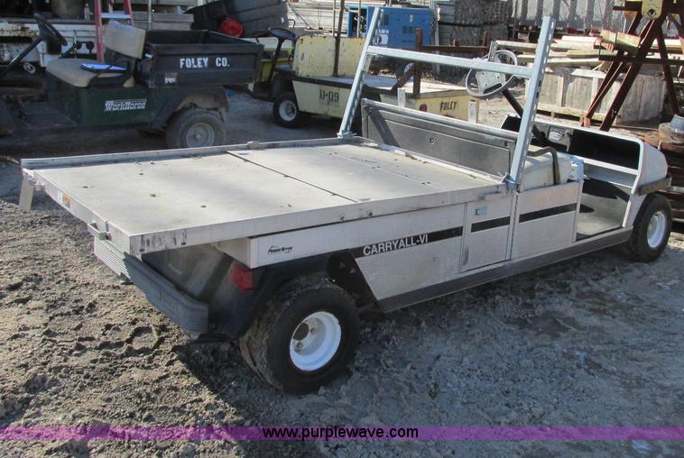 image for item F4844 1996 Club Car Carry All VI flatbed utility cart